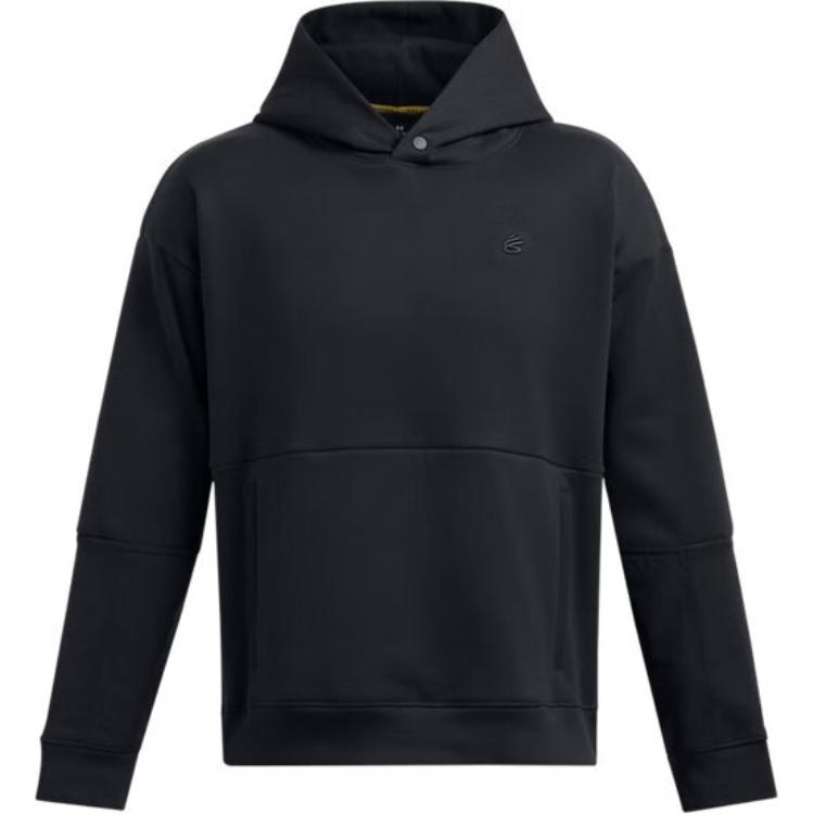 Under Armour Толстовка с капюшоном Curry Series Basketball Fashion с длинным рукавом для мужчин, черная 1387153-001