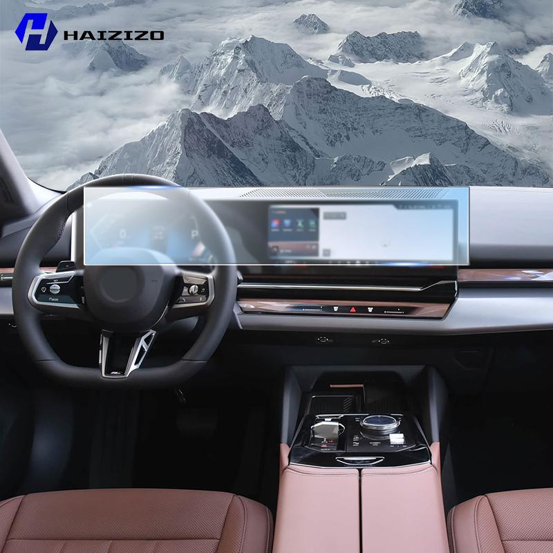 For BMW G60 G61 Series 5 2024-2025 LCD Screen Anti fingerprint Matte TPU film Car navigation screen protector film Accessories