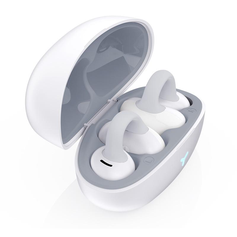TWS Ear Clip Sports Smart Noise Cancelling Non-bone Conduction 5.3 Bluetooth Headset