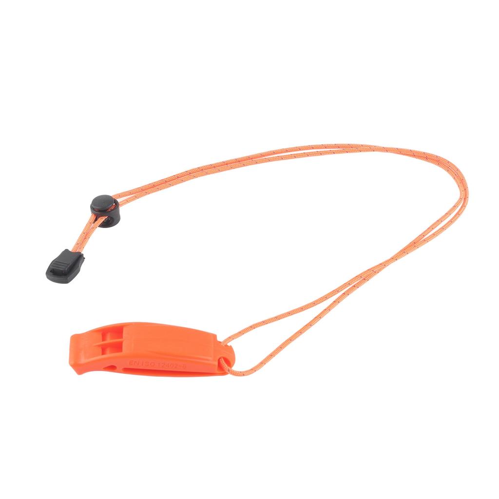 10 Pcs Safety Whistle Emergency Whistle With Rope Orange For Camping Hiking Hunting Fishing