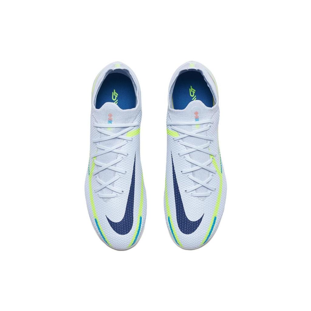 Nike Phantom GT2 AG Artificial Ground Fabric Soccer Shoes Men's White Green Blue DC0748-054