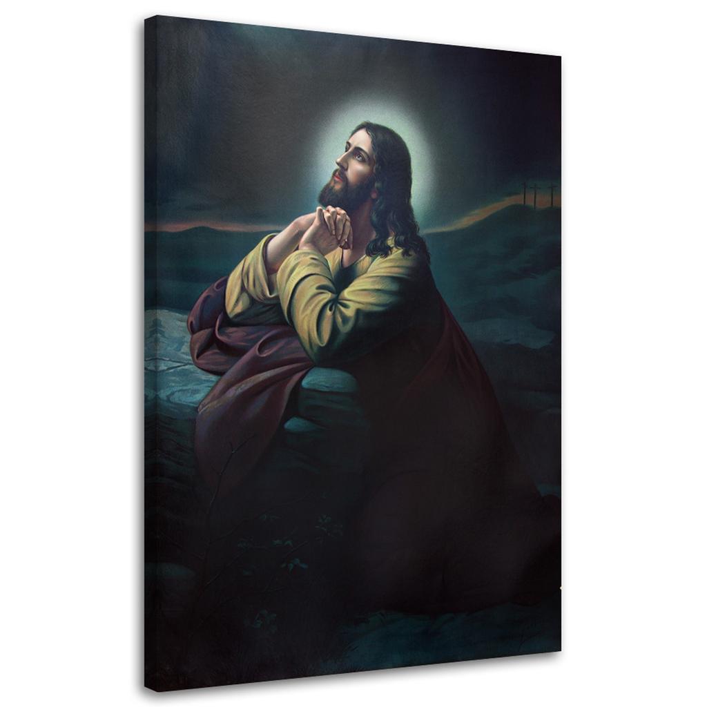 Canvas Print, Prayer of Jesus In the Garden of Olives