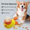 2-in-1 Interactive Dog Treat Dispensing Toy Duck/Cat Shaped Food Puzzle Slow Feeder Toy for Small Medium Dogs Promotes IQ Training