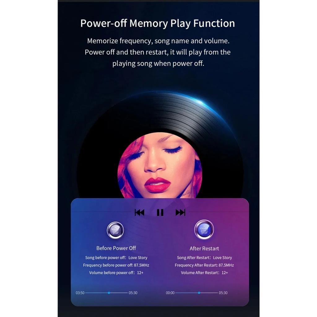 FM-передатчик Bluetooth 5.4 Hands-Free портативный автомобильный AUX радиомодулятор MP3-плеер с адаптером быстрой зарядки автомобильные аксессуары