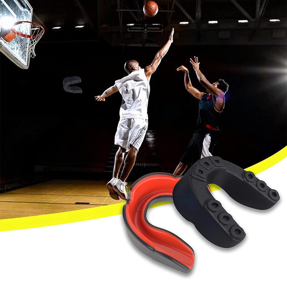 Защитная капа для рта, профессиональная капа для контактных видов спорта, регби, 2 шт.