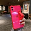 Прозрачный чехол для телефона с ремешком на запястье для Iphone 11 13 11pro Max Xr Xs Max X 7 Plus 13 12 Pro 14, мягкая задняя крышка флуоресцентного цвета