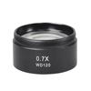 Optical Glass Magnifying Glass WD165 0.5X WD120 0.7X Barlow Lens Microscope Auxiliary Objective