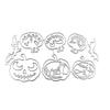 Halloween Pumpkin with Bat Design Style Metal Cutting Dies DIY Scrapbooking Embossing Stencil Paper Craft Album Template KTY