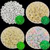 40/80Pcs 7/8/10mm Luminous Letter Number Star Moon Loose Beads DIY Crafts for Jewelry Necklace Bracelet Making