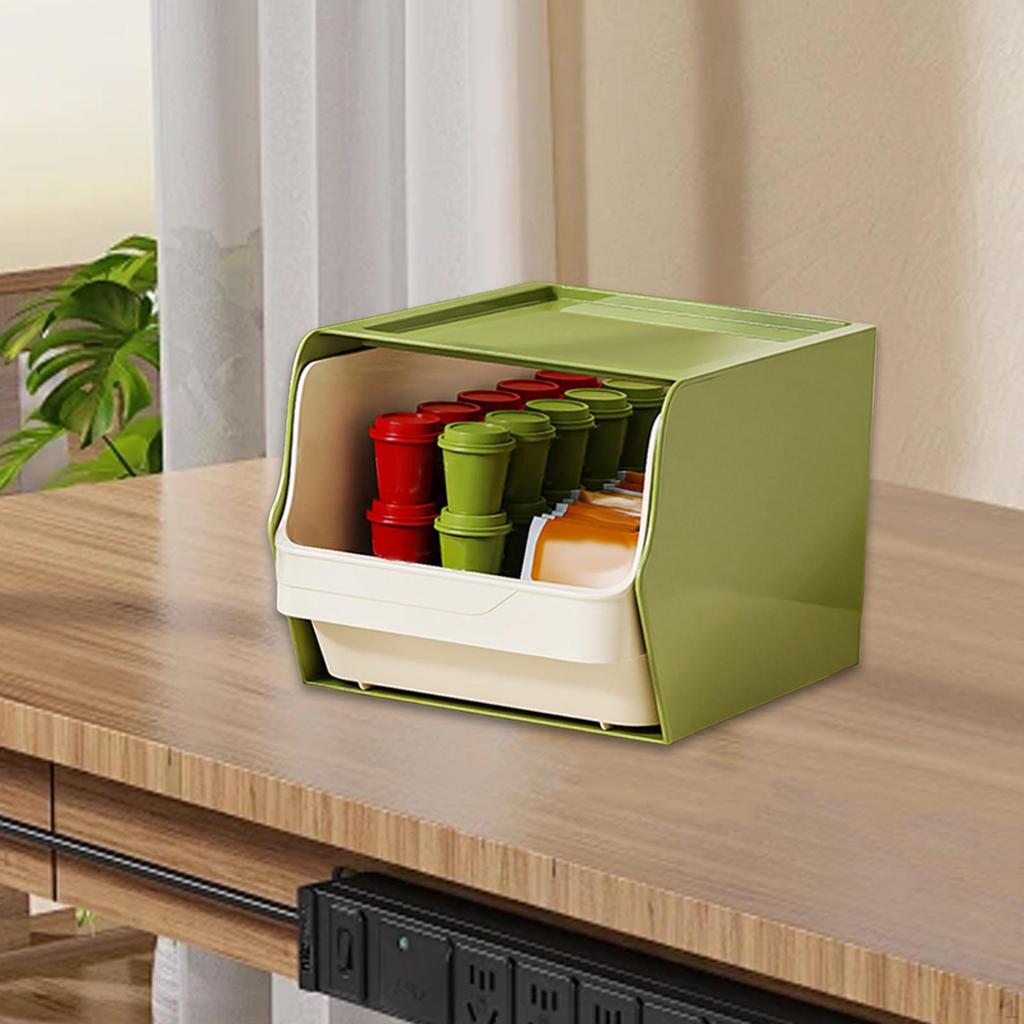 Coffee Pod Holder Tabletop Storage Case Utility Container Space Saving Display Box Teabag Shelf for
