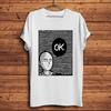 One Punch Hero Saitama OK Man Funny Anime Graphic T‑Shirt Men Women White Casual Crew Neck Short Sleeve Unisex Soft Cotton Streetwear Daily Tops