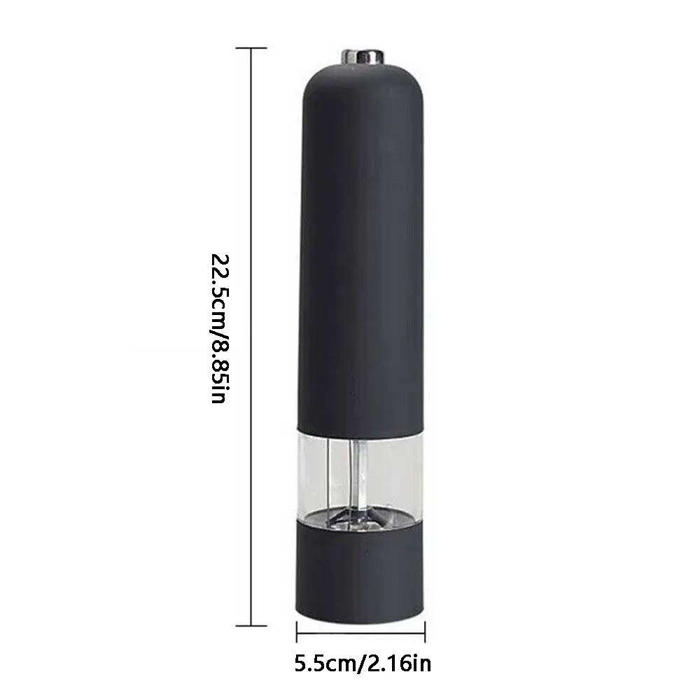 Electric Pepper Grinder and Salt Grinder Adjustable Coarseness Kitchen Spice Grinder Simple Kitchen Tool