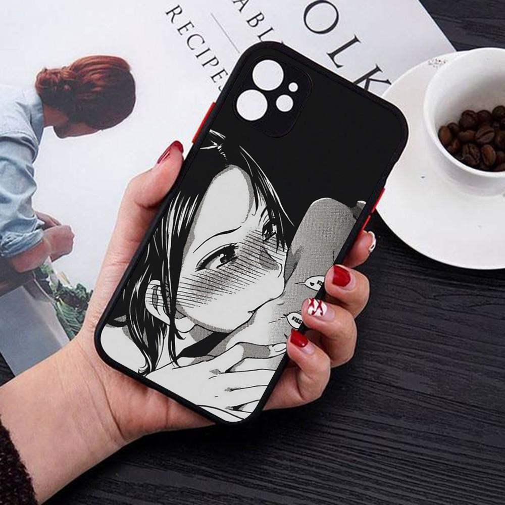 Милый Девочки Трендовый Аниме Чехол Для Телефона Для IPhone 14 11 12 13 Mini Pro Max 8 7 Plus X XR XS MAX Полупрозрачный Матовый Чехол
