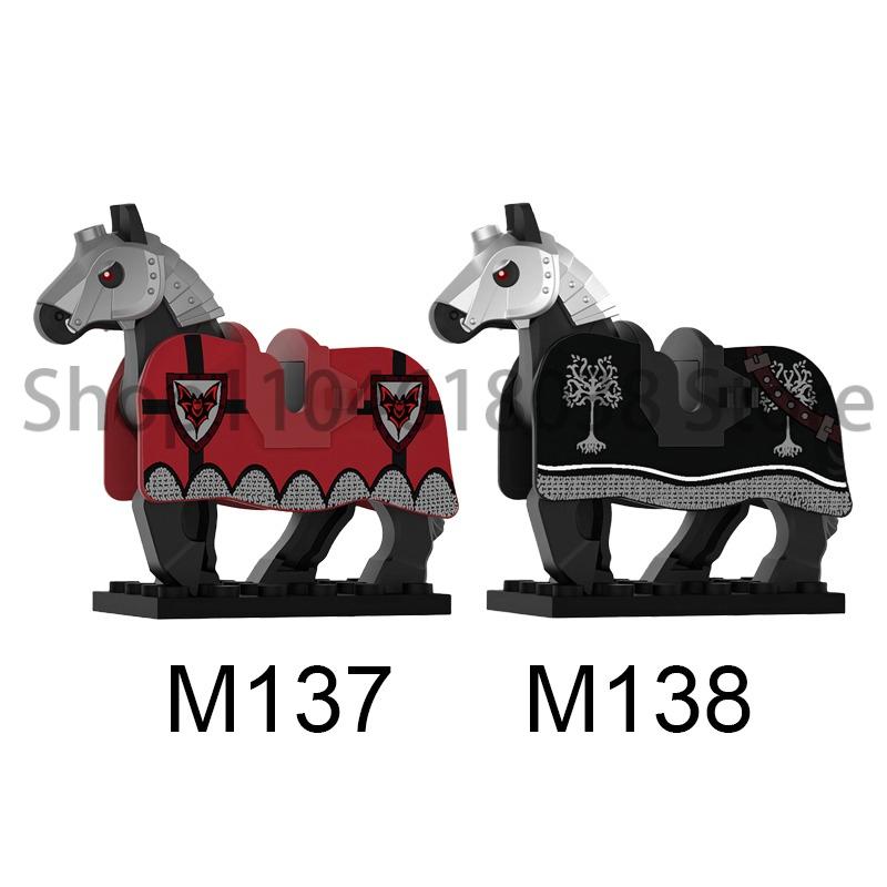 Средневековые Военные Фигурки Осьминог Морской Демон Рыцари Строительные Блоки Оружие Аксессуары Меч Храм Копье Щит MOC MINiBricks