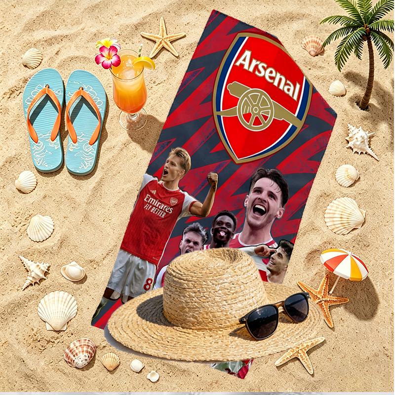 football team.C Print Beach Towel, Versatile Lightweight Absorbent Beach Towel for Pool Surf Yoga Bathroom, Perfect Birthday Holiday Gift