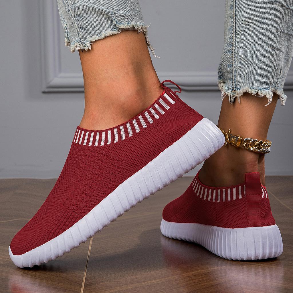 Fashion Women's Casual Original Sneakers Flat Bottomed Lightweight Summer Trend Comfortable Mesh Fashionable Running Shoes Large Size