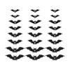 Autocollants Muraux Halloween - AIMOONSA - Lot De 48 Chauves‑souris 3D - Lumineux - PVC Anti‑décoloration - Faciles À Poser