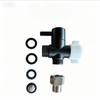 Shut-off Valve 3-Way T Valve Solid Brass Brass T Adapter Premium Tee Connector  Handheld Toilet