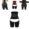 Женский неопреновый триммер для бедер с высокой талией, утягивающий шорты для ног, регулируемый пояс-тренажер для талии