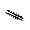 For BMW X5 F15 X6 F16 2014 2015 2016 2017 2018 Car Styling Exterior Front Headlight Eyebrow Trim Eyelid Sticker Cover Black