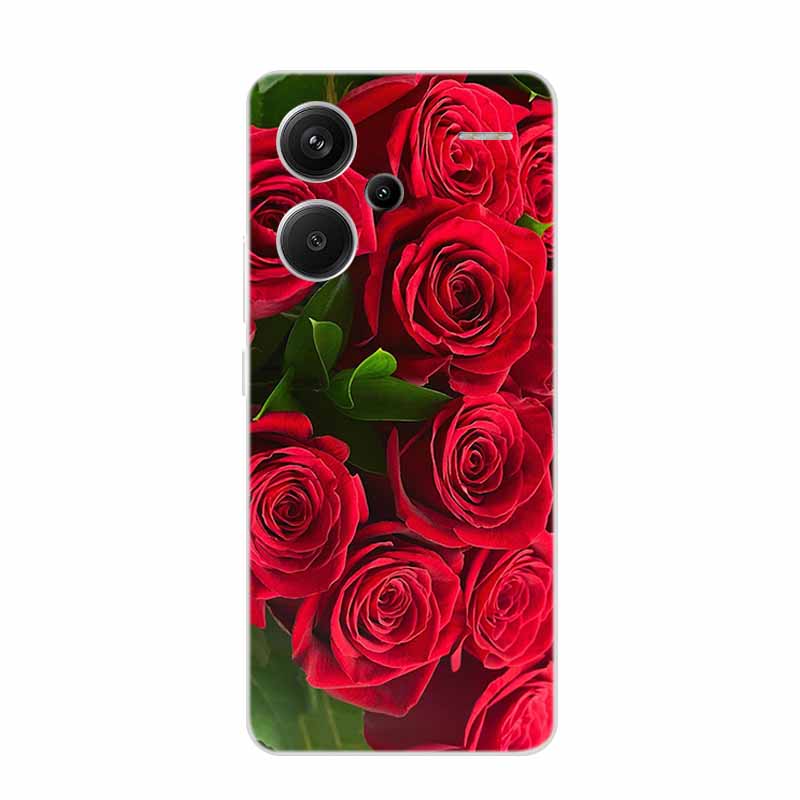 Чехол для Redmi Note 13 Pro+ Note13 Pro Plus Прозрачный Силиконовый Мягкий ТПУ Задняя Крышка Чехлы Для Xiaomi Redmi Note 13 Pro Plus 5G Чехол