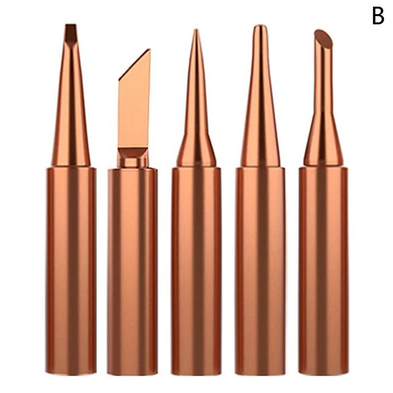 5Pc I+B+K+2.4D+3C Soldering Iron Pure Copper 900M Soldering Iron Head Set Inside