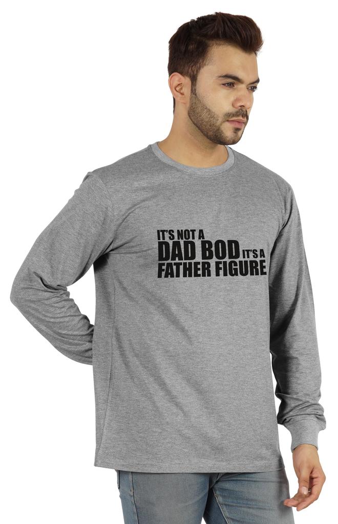 Inkmeso Мужская футболка It's Not A Dad Bod It's A Father Figure Смешные цитаты Папочка футболка