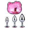1pcs, Cat Face Jewel Base Anal Plug, Butt Masturbation Tools, Sex Massager, Adult Sex Toys