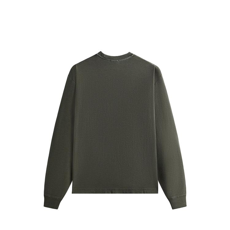 Kith Long-Sleeve Quinn Tee Machine Men Tops Green KHM033441-178