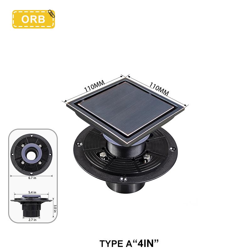 Квадратный невидимый слив из нержавеющей стали для пола, дезодорирующий фильтр для мусора, слив для душа, слив для пола, фильтр для воды, аксессуары для ванной комнаты