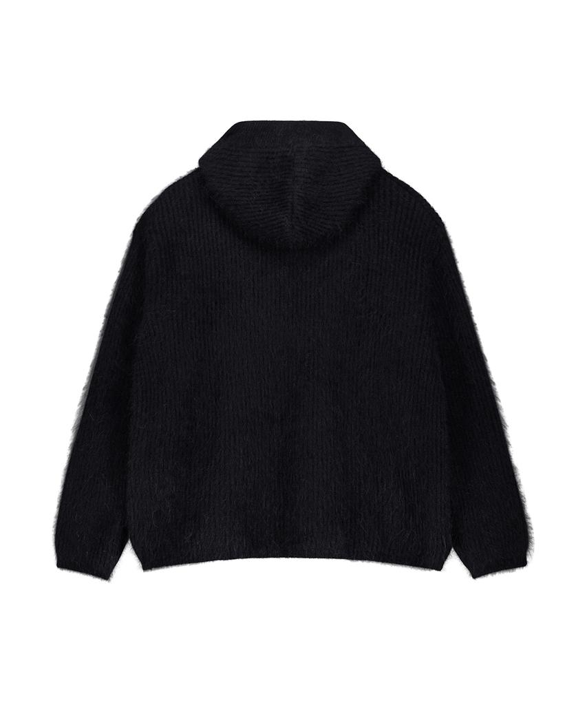 OEUVA Hairy Mohair Hooded Knit