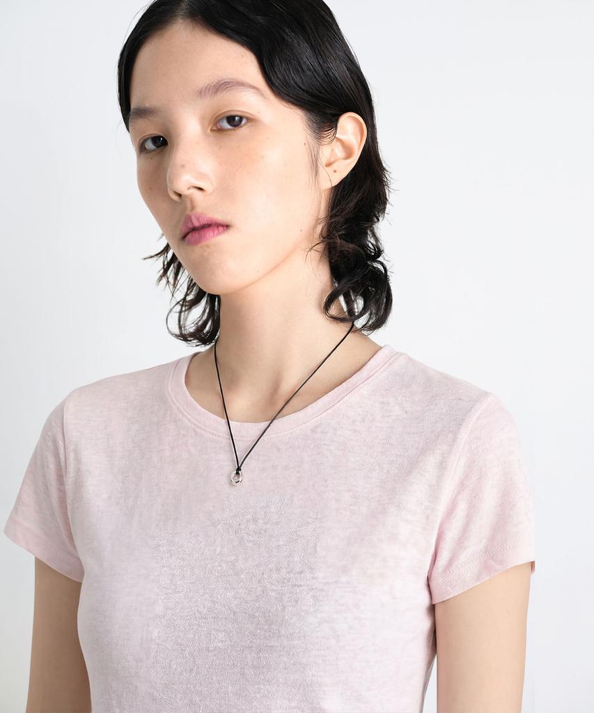 LABELARCHIVE W Ryo Washed T-Shirt Blush Pink