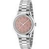 YA1265033 G-Timeless женские часы с розовым циферблатом