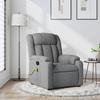 VidaXL Reclining Massage Armchair, Chair with Footrest, Seat with Backrest and Armrests Living Room, Modern, 373586