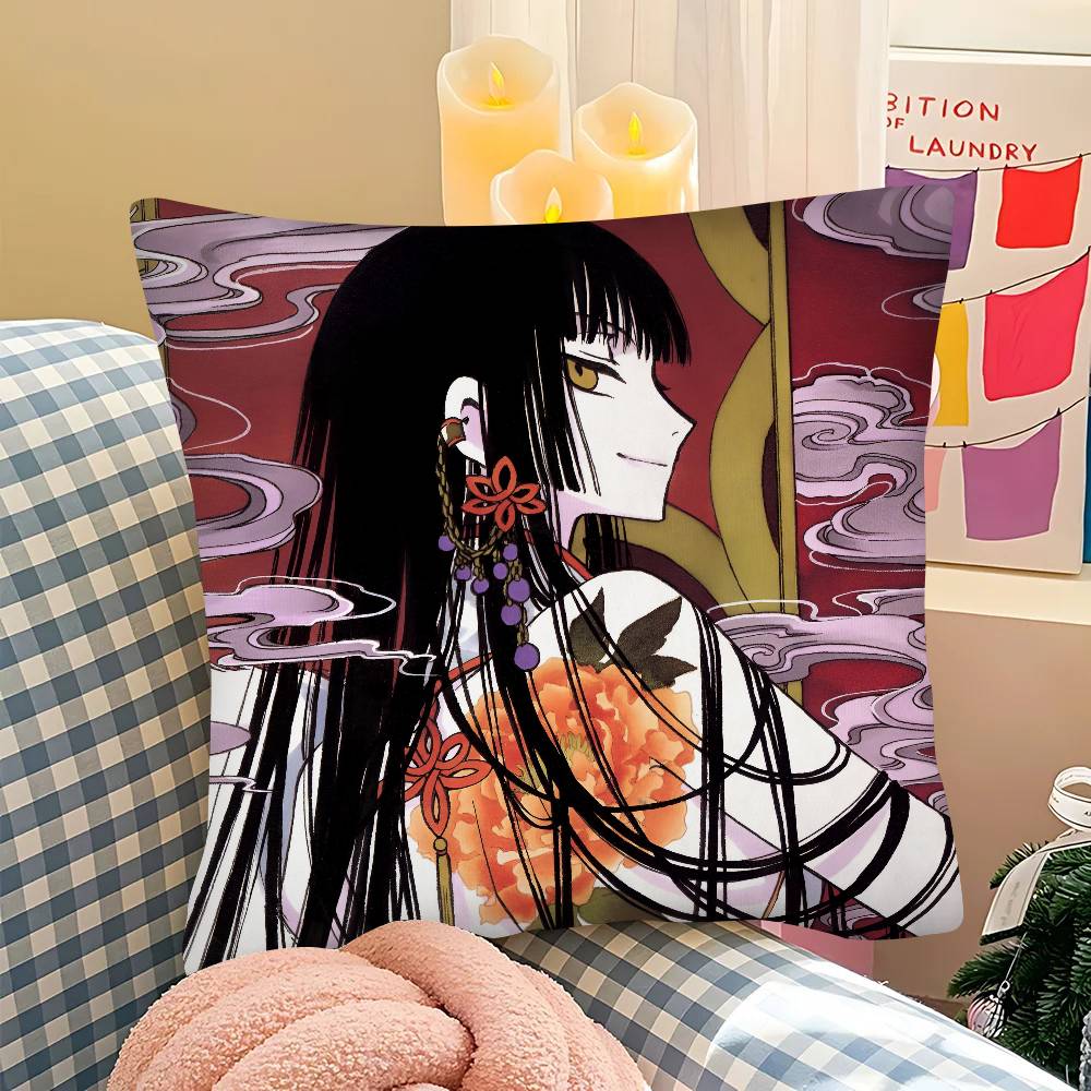 ПК Классический Ретро Аниме XXXHoLiC Наволочка Модная Квадратная Наволочка Спальня Диван Комната Ins Декор Отдых