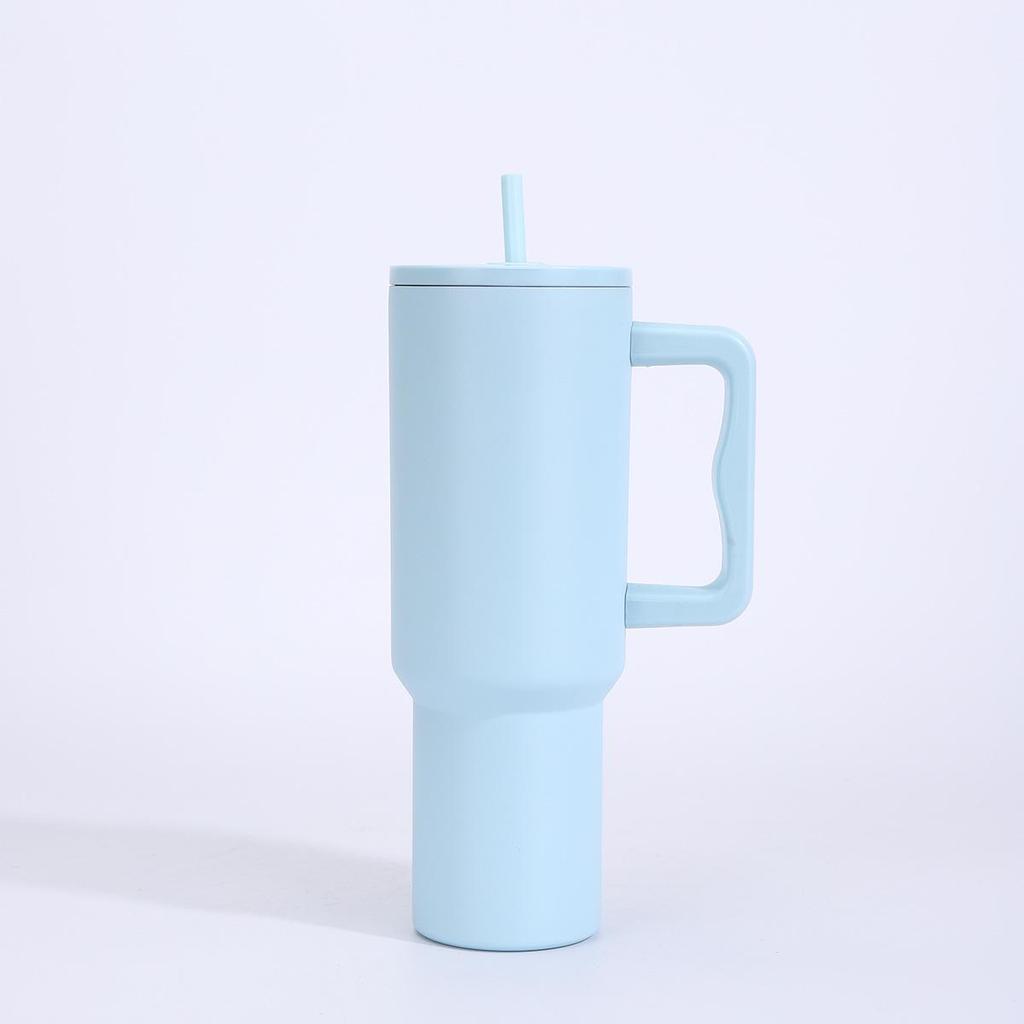 Third-Gen 40oz Stainless Steel Insulated Cup with Portable Handle and Straw