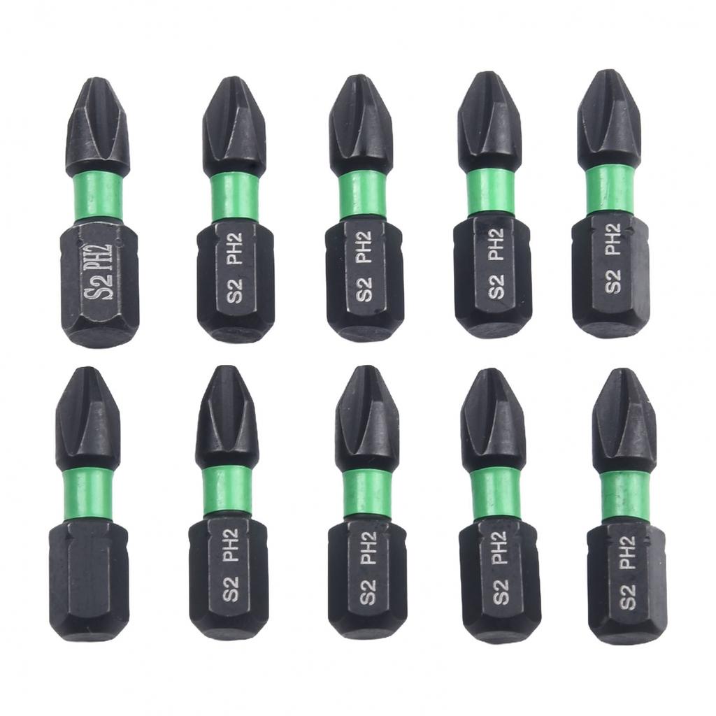10 шт. Ручная дрель Магнитная отвертка Бита 25 мм