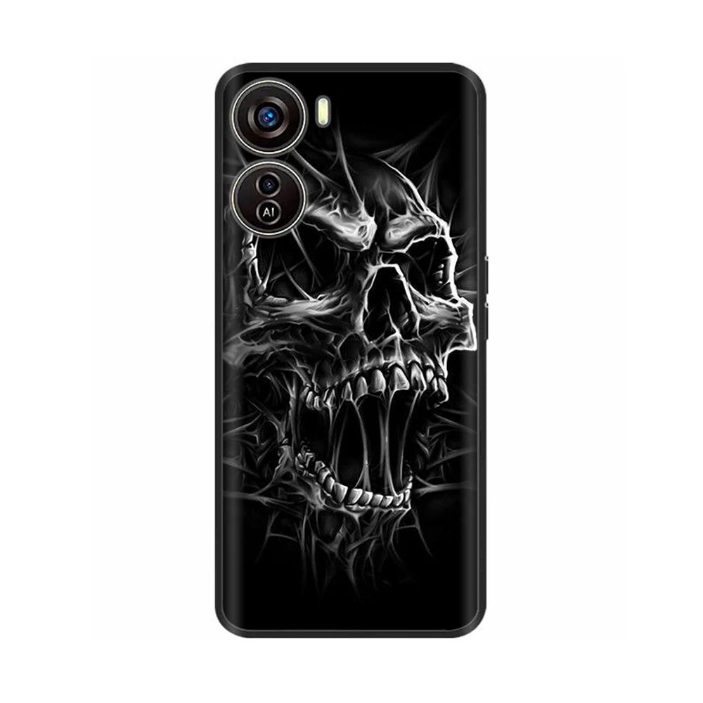 Чехол для ZTE Blade V50 Design 5G Мягкий силиконовый чехол для телефона для ZTE Blade V50 Design 4G 5G Ударопрочный корпус Задняя крышка Coque
