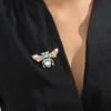 Леди Брошь в форме пчелы Декор Костюм Нескользящая сумка на плечо со стразами Пальто Воротник Шапка Шарф