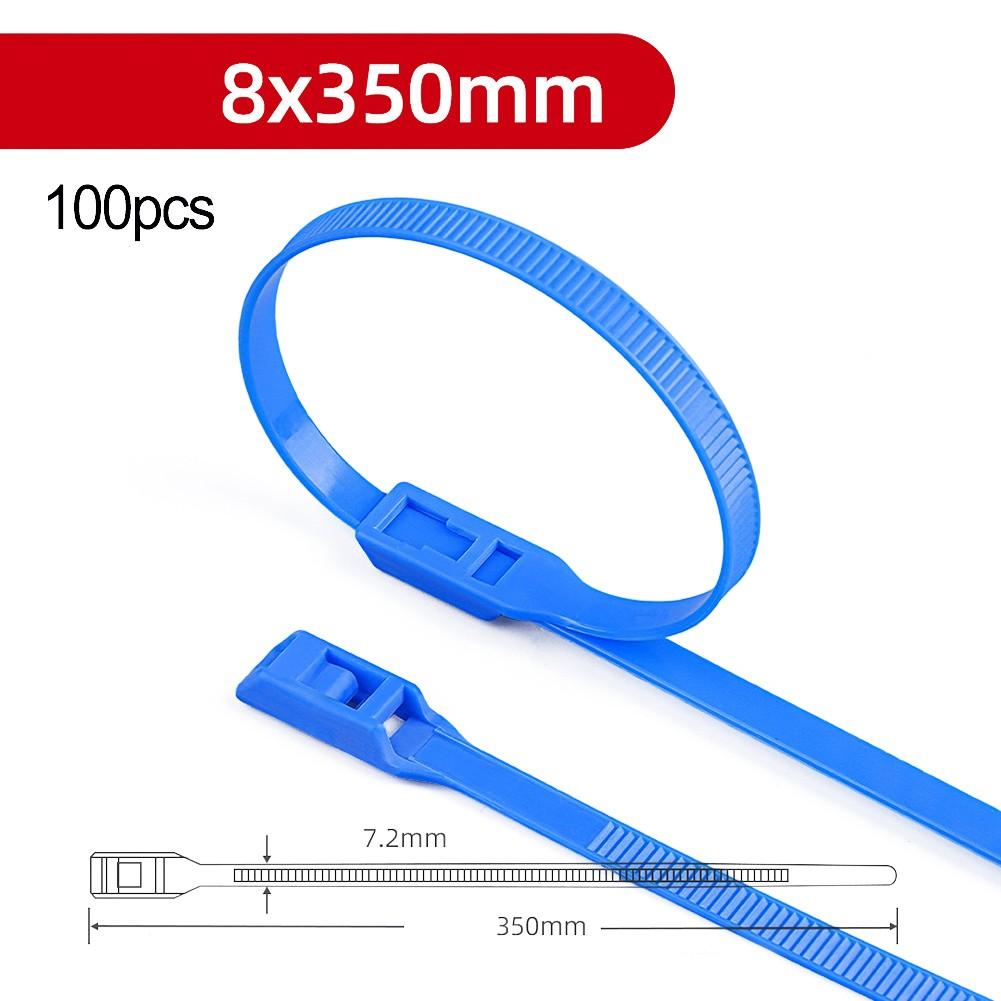 Maximum Tensile Strength 200 Lbs Nylon Cable Ties Self-locking Ties