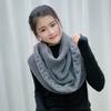 Winter Wool Knitting Scarf Women Men Solid Color Dual Use Shawl Scarf Twist Texture Versatile Warm Hat Scarf