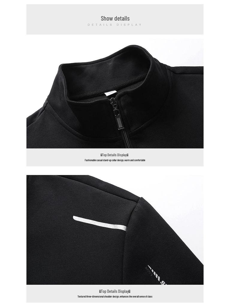 Мужской спортивный костюм весна-осень 2024: Комплект-тройка для папы среднего возраста