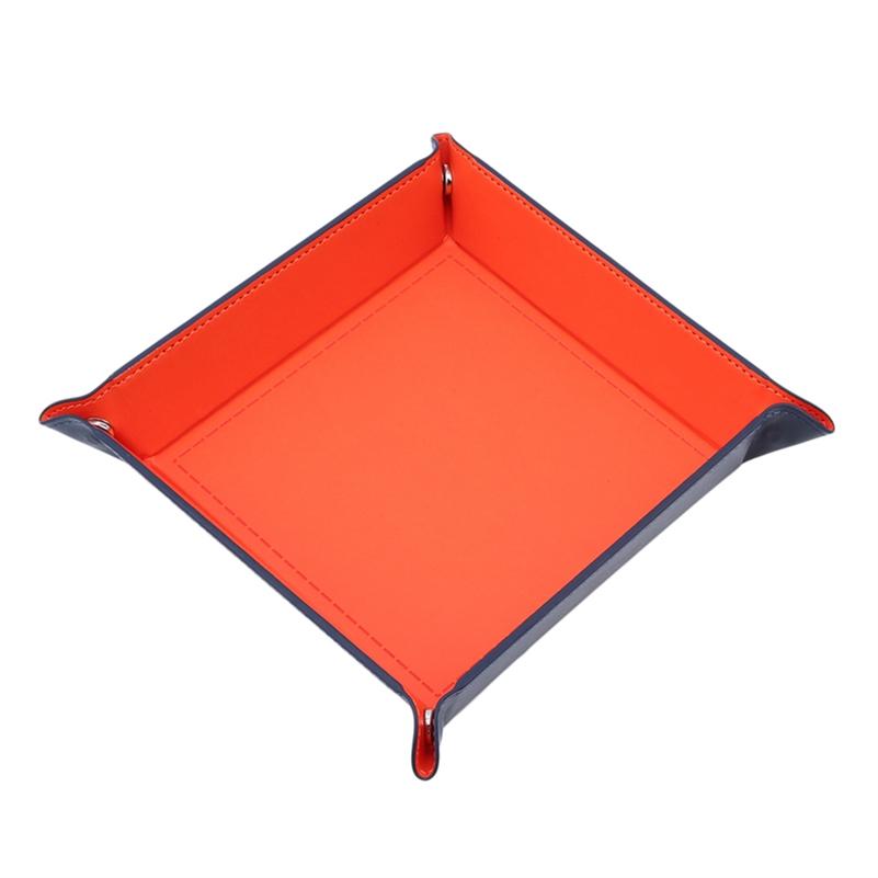 Подставка для хранения игральных костей с шестигранной головкой, держатель для коврика из искусственной кожи и бархата, двухсторонний, толстый, для хранения офисных принадлежностей, инструменты