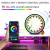 RGB светодиодная лента, музыка, управление звуком, звукосниматель, ритм, окружающая лампа, атмосфера, ночные огни для бара, автомобиля, ТВ, игровое украшение