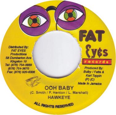 7inch Record HAWKEYE SPICE Ooh Baby Talk Up none Fat Eyes Record Jamaica Reggae Ska Dub Used