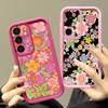 Мягкий ТПУ чехол для Samsung Galaxy S26 S25 S24 S23 S22 Ultra S23 FE A57 A17 A56 A55 A15 A16 A36 A37 5G Цветочный узор Задняя крышка