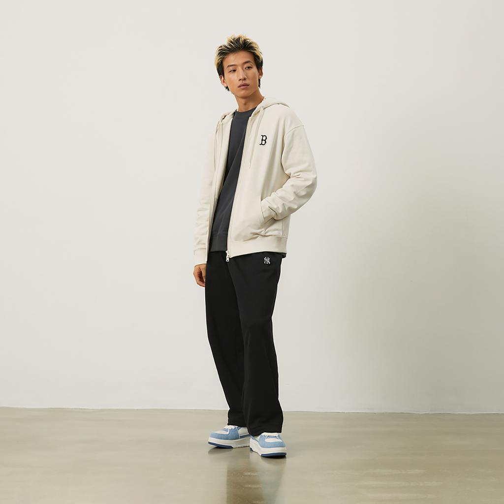 New MLB Basic Collection Basic Boston Red Sox 24FW Sweatshirt Unisex Cream 3ATRB0144-43CRD