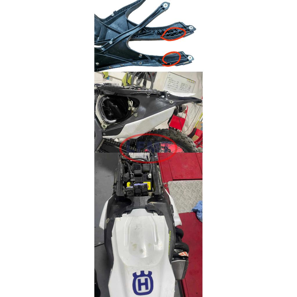 For HUSQVARNA TC TX TE FC FX FE 150 250 350 450 2019-2023 Motorcycle Strengthen Subframe Rear Seat Support Frame Tailstock Mount