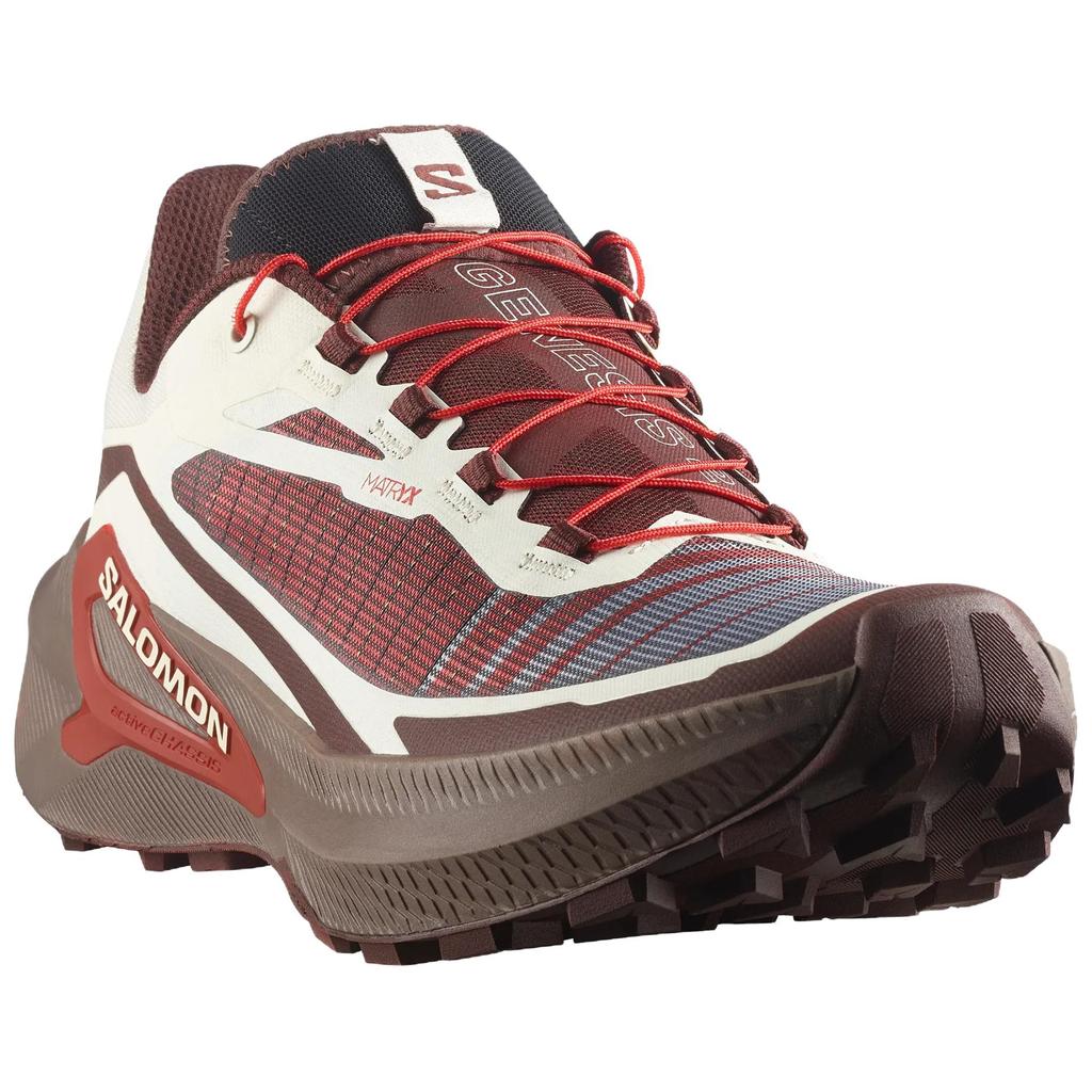 SALOMON GENESIS 2 Кроссовки для трейлраннинга Мужские Vanilla Ice/Iron Gray/Lava Falls L45474200
