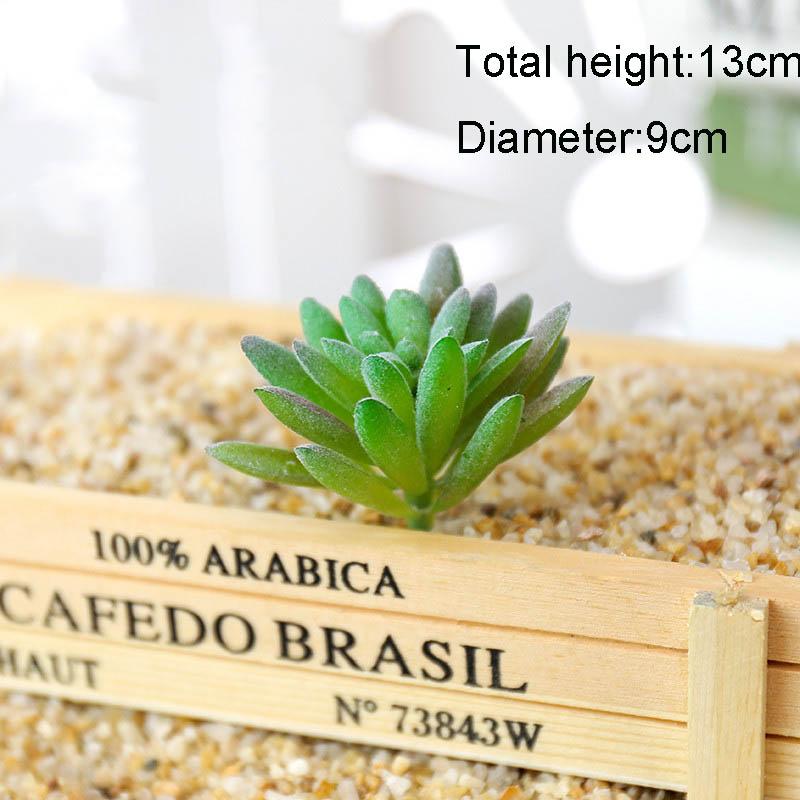 Модный унисекс зеленый креативный DIY сад имитация кактуса украшения поддельные разнообразные домашние растения искусственные суккуленты